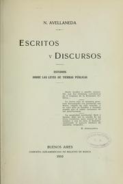 Cover of: Escritos y discursos