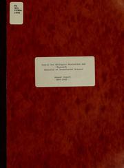 Annual report : Center for Biologics Evaluation and Research