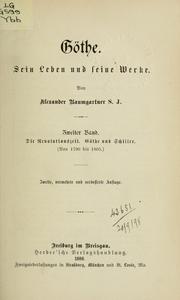 Cover of: Göthe, sein Leben and seine Werke