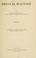 Cover of: Physical diagnosis