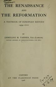 Cover of: The Renaissance and the Reformation