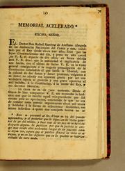 Cover of: Memorial acelerado