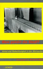 Cover of: Wem gehört die Stadt