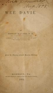 Cover of: Wee Davie by Macleod, Norman, Macleod, Norman