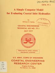 Cover of: A simple computer model for evaluating coastal inlet hydraulics