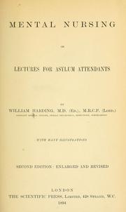 Cover of: Mental nursing; or, Lectures for asylum attendants