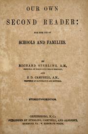 Cover of: Our own second reader by Sterling, Richard
