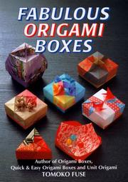 Cover of: Fabulous Origami Boxes