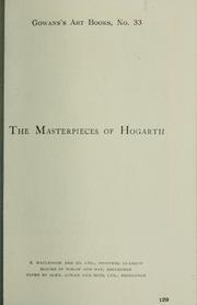 Cover of: The masterpieces of Hogarth, 1697-1764