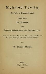 Cover of: Ein Jahr in Konstantinopel