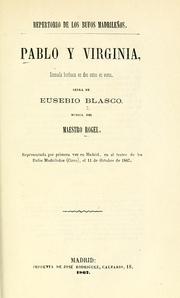 Cover of: Pablo y Virginia by José Rogel