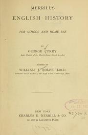 Cover of: Merill's English history for school and home use