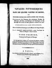 Cover of: Voyages pittoresques dans les quatre parties du monde ou Troisiè me édition de l'Encyclopédie des voyages by Grasset S. Sauveur
