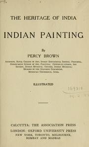 Indian painting by Percy Brown