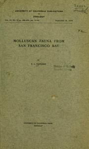 Cover of: Molluscan fauna from San Francisco Bay