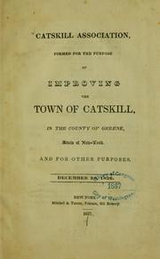 Catskill association by Catskill association