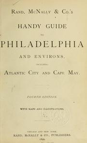 Rand, McNally & co.'s Handy guide to Philadelphia and environs, including Atlantic City and Cape May