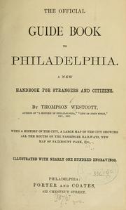 Cover of: The official guide book to Philadelphia... by Thompson Westcott