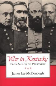 Cover of: War in Kentucky by James Lee McDonough