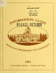 Cover of: Information guide