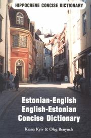 Estonian-English, English-Estonian dictionary by Ksana Kyiv