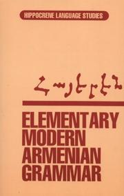 Cover of: Elementary Modern Armenian Grammar (Hippocrene Language Studies) | Kevork H. Gulian