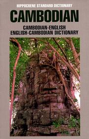 Cover of: Cambodian-English/English-Cambodian Dictionary (Hippocrene Language Studies) by Kem Sos