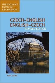 Cover of: Czech-English/English-Czech Concise Dictionary by Nina Trnka