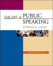 Cover of: The Art of Public Speaking with Learning Tools Suite (Student CD-ROMs 5.0, Audio Abridgement CD set, PowerWeb, & Topic Finder)
