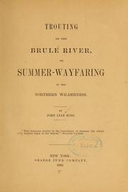 Cover of: Trouting on the Brulé river