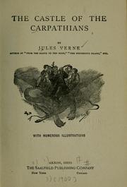 Cover of: The castle of the Carpathians by Jules Verne