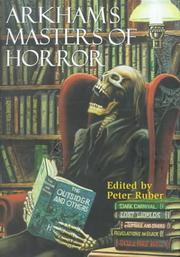 Cover of: Arkham's masters of horror by edited and with historical notes by Peter Ruber.