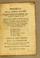 Cover of: Prospecto de las materias militares correspondientes al exercicio, evoluciones y maniobras de tropa montada, que presentan á examen