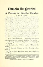 Cover of: Lincoln: the patriot.