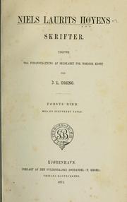 Cover of: Niels Laurits Høyens Skrifter by Niels Laurits Høyens