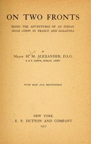 Cover of: On two fronts by Heber Maitland Alexander