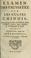 Cover of: Examen des faussetez sur les cultes chinois, avancées par le pere Joseph Jouvenci jesuite, dans l'Histoire de la Compagnie de Jesus