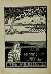 Cover of: Otsar midrashim by Judah David Eisenstein