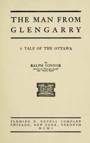 Cover of: The man from Glengarry by Ralph Connor