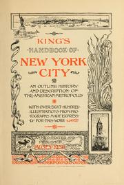 Cover of: King's handbook of New York City: an outline history and description of the American metropolis
