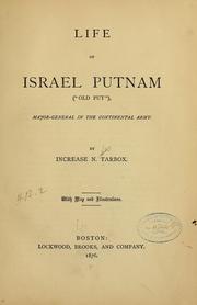Cover of: Life of Israel Putnam ("Old Put"): major-general in the Continental army.