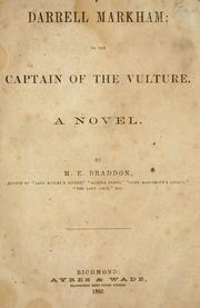 Cover of: Darrell Markham: or, The captain of the Vulture | Mary Elizabeth Braddon
