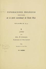 Cover of: Exploraciones zoológicas efectuadas en la parte meridional de Costa Rica: por los años de 1891-92. I. Aves