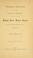 Cover of: Historical discourse delivered on the fiftieth anniversary of the organization of the Dudley-Street Baptist Church, Boston (formerly Roxbury), Mass., March 9, 1871