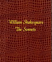 Cover of: William Shakespeare. The Sonnets.: With arrangement and photographs by Arthur Ambarts