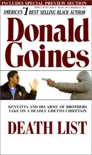 Cover of: Death List by Donald Goines