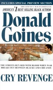 Cover of: Cry Revenge (Holloway House Originals) by Donald Goines