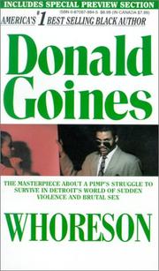 Cover of: Whoreson by Donald Goines