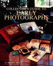 Cover of: Collector's guide to early photographs