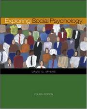 Cover of: Exploring Social Psychology with PowerWeb by David Myers